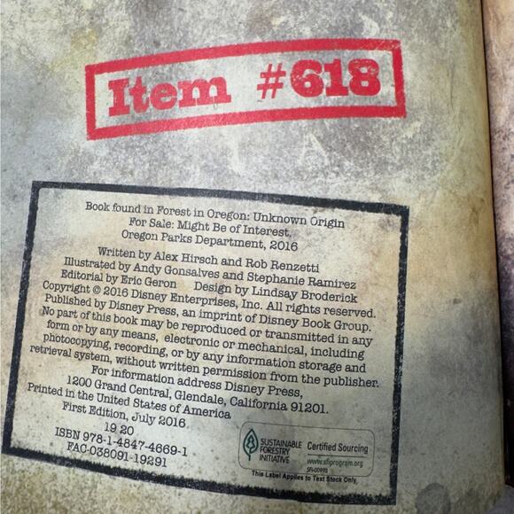 Gravity Falls: Journal 3 Alex Hirsch Hardcover 1st Edition 1st Print July 2016 - Picture 2 of 7